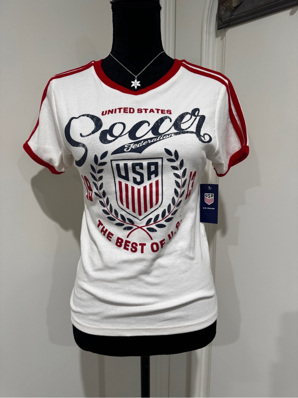 USA Soccer Graphic Tee - White/Red - Picture 2 of 5